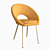 Modern KENZIE Chair: Stylish Comfort in a Compact Design 3D model small image 2