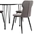 Robocop Solution: Stylish Dining Chair & Table 3D model small image 4