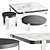 Elegant Minotti Coffee Tables 3D model small image 1