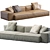 Modern Navi Style Sofa 3D model small image 4