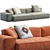 Modern Navi Style Sofa 3D model small image 5