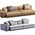 Modern Navi Style Sofa 3D model small image 6