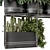 Metal Box Hanging Plants - Set 460 3D model small image 4