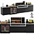 Ultimate Outdoor Kitchen Set: Grill, Sink, Wine Cooler 3D model small image 1