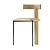 Elegant ZEFIR Chair: Modern Comfort 3D model small image 6