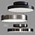 Vibrant LED Ceiling Lamp: VIRRMO KABOMBA 3D model small image 1