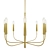 Elegant Brianna Glass Chandelier 3D model small image 1