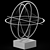 Kaon Sculpture: Modern Art 2015 3D model small image 4