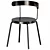  Modern Anthracite YNGVAR Chair 3D model small image 1