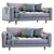 Sleek Sven Sofa: Modern Comfort for Every Home 3D model small image 1