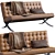 Barcelona Knoll Sofa: Sleek, Modern, and Functional 3D model small image 1