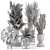 Nature's Charm: Ferm Living Bau Pot Large - Set 461 3D model small image 7