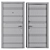 Kassandra_new (Favorit) Steel Entrance Door - Stylish and Secure 3D model small image 4