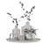 Unique Decorative Plant Set 2 3D model small image 3