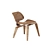 Elegant Wood Chair: Luxurious & Durable 3D model small image 1