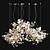 Elegant Gingko Chandelier 3D model small image 1