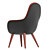 Dena Modern Lounge Chair 3D model small image 3