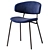 Sophia Padded Chair: Modern Comfort for your Space 3D model small image 1