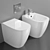 Genesis Floorstanding WC: Innovative Design & Quality Craftsmanship 3D model small image 1