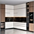 Modern Miele Kitchen: Spacious, Stylish & Functional 3D model small image 2