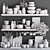 Versatile Kitchen Accessory Set 3D model small image 5