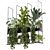 Metal Box Set: Indoor Hanging Plants 3D model small image 1