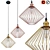 Wire Cage Pendant Light 3D model small image 3