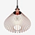 Wire Cage Pendant Light 3D model small image 14