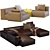 Modern Navi Leather Sofa 3D model small image 2