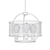 SteelSide 3-Light Black Lantern Pendant 3D model small image 2