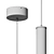 Sleek Caden LED Pendant 3D model small image 4