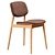 Lando Mid Century Dining Chair with Corona3 Render 3D model small image 3