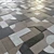 Modular Puzzle Tile - Mutina Collection 3D model small image 2