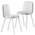 Sleek and Stylish Leda Chair 3D model small image 2