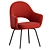 Knoll Saarinen Metal Armchair, Elegant and Functional 3D model small image 7