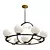 Elegant Enna Chandelier 90cm 3D model small image 1