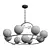 Elegant Enna Chandelier 90cm 3D model small image 2