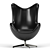 Modern Egg Chair: Stylish and Comfortable 3D model small image 3