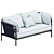 Can HAY Komfortowy Fotel Sofa: Luksusowy, Dwuosobowy 3D model small image 2