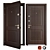 Bastion Favorit Metal Door: Strong and Secure 3D model small image 1