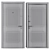 Bastion Favorit Metal Door: Strong and Secure 3D model small image 4