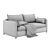 Modern Convertible Sofa: Mons Wagon 3D model small image 3