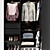 Modern Corner Wardrobe: Ikea PAX 3D model small image 3