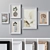 Elegant Set of Wall Paintings 3D model small image 1