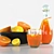 Fruit Set: Oranges, Lemons & Juice 3D model small image 7