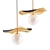 Olea: Elegant Hanging Lamp 3D model small image 1