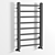 Arezzo Brass Heated Towel Rail 3D model small image 2