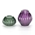 Colorful Glass Vase 3D model small image 1