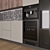 Modern Corner Kitchen with Appliances 3D model small image 3