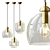 Elegant Glass Pendant Light 3D model small image 1